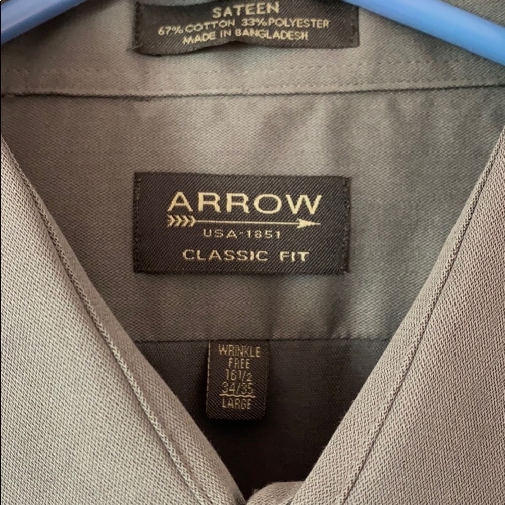 Men’s Grey Dress Shirt
